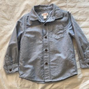 Long sleeve toddler button down.